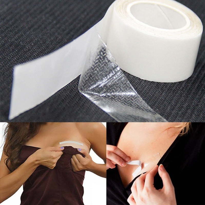 Fita Transparente Dupla Face Para Corpo De Roupas De 1.6 Cm * 5 M · foto 2