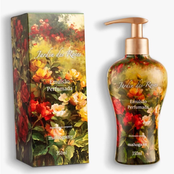 Hidratante Jardin des Roses 350ml Mahogany - ENVIO IMEDIATO