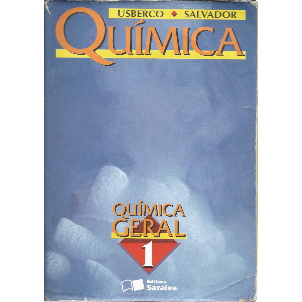 Livro Química, Química Geral, Volume 1, Usberco, Salvador