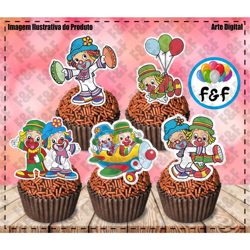 Toppers Tags Docinhos Doces Patati Patata