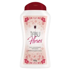 Talco Desodorante Tabu Flores 100G