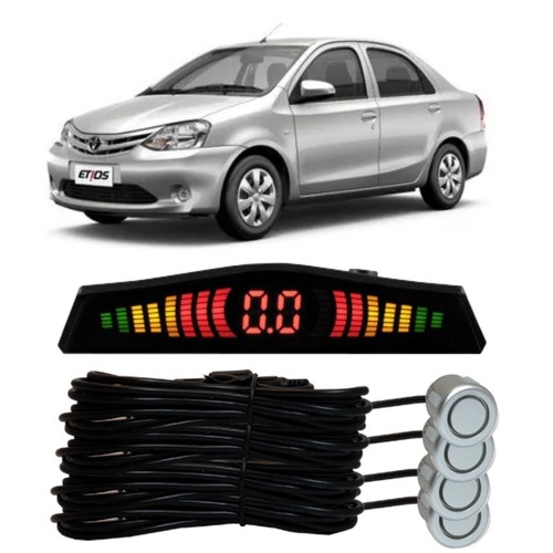 Sensor De Re Estacionamento Prata Toyota Etios 2013... em Oferta na Shopee