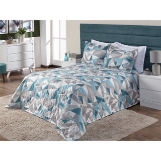 Cobre Leito Colcha Elegance Solteiro / Casal Estampado 3 Peças Várias Estampas Matelado Costurado Com Linha em Oferta na Shopee