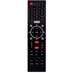 Controle Remoto Para Tv Semp Toshiba Smart Globoplay Netflix Youtube CT-6810 Ct-6840