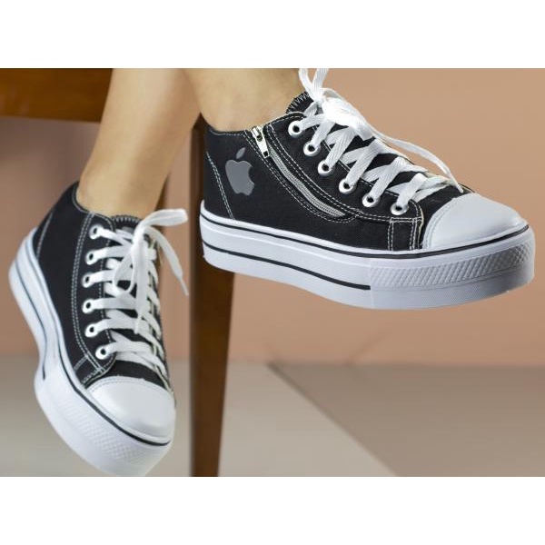 Tenis Feminino Plataforma All Star Apple Promoção Varias Cores Liquidação Frete Gratis