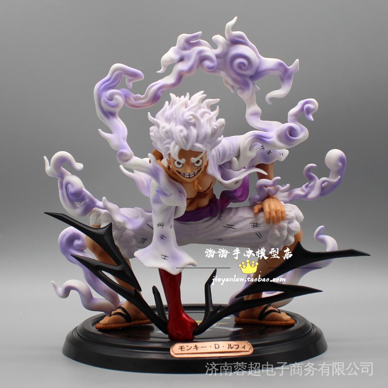 One Piece Luffy GEAR 5 Figuras Anime Nika Sun Deus PVC Ação Figurino Dupla Led Colecionável Estátua Modelo Boneca Brinquedos Para Crianças