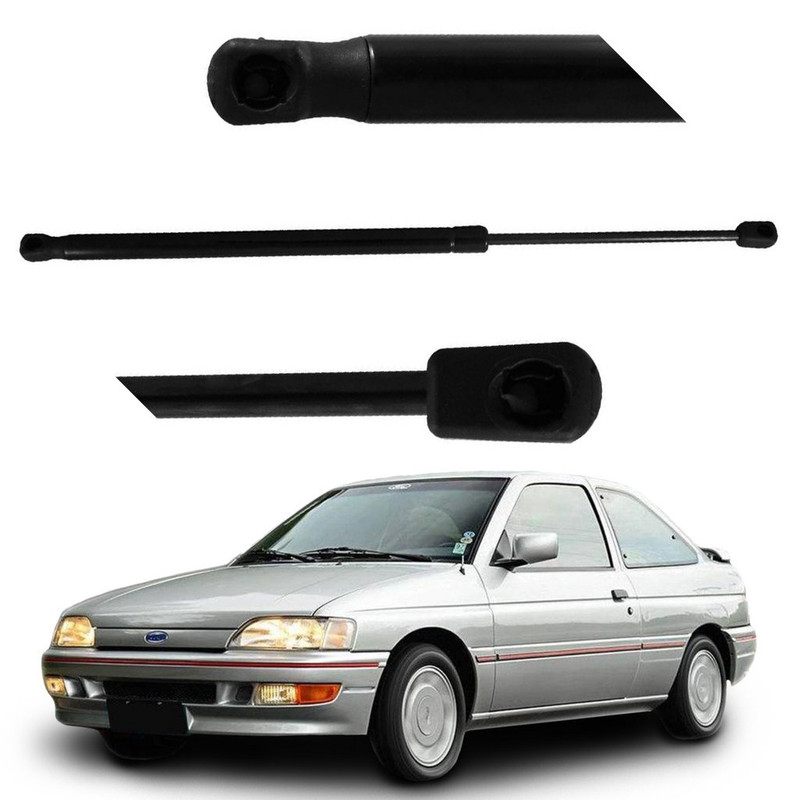 Par Amortecedor Tampa Traseira Porta Malas Ford Escort 1993 A 1996 em Oferta na Shopee