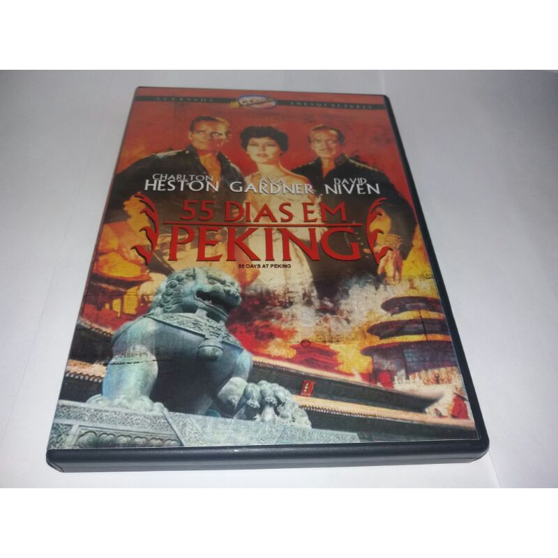 Dvd - 55 Dias em Peking - 1963 - Charlton Heston - Ava Gardner - Nicholas Ray
