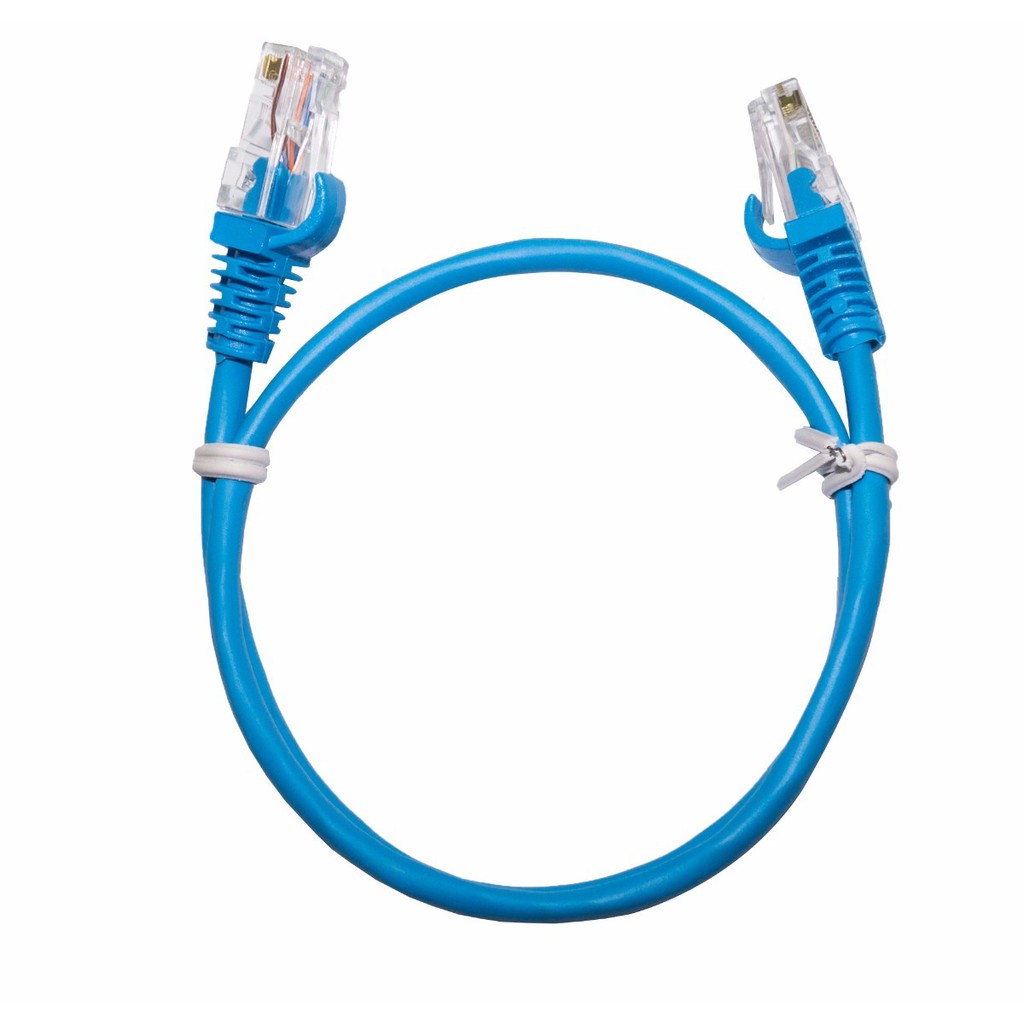 Kit 100 Patch Cord Cat5e 100% Cobre Sohoplus 1 Metro Azul