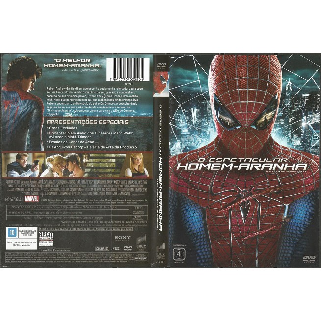 DVD O Espetacular Homem-Aranha (The Amazing Spider-Man)