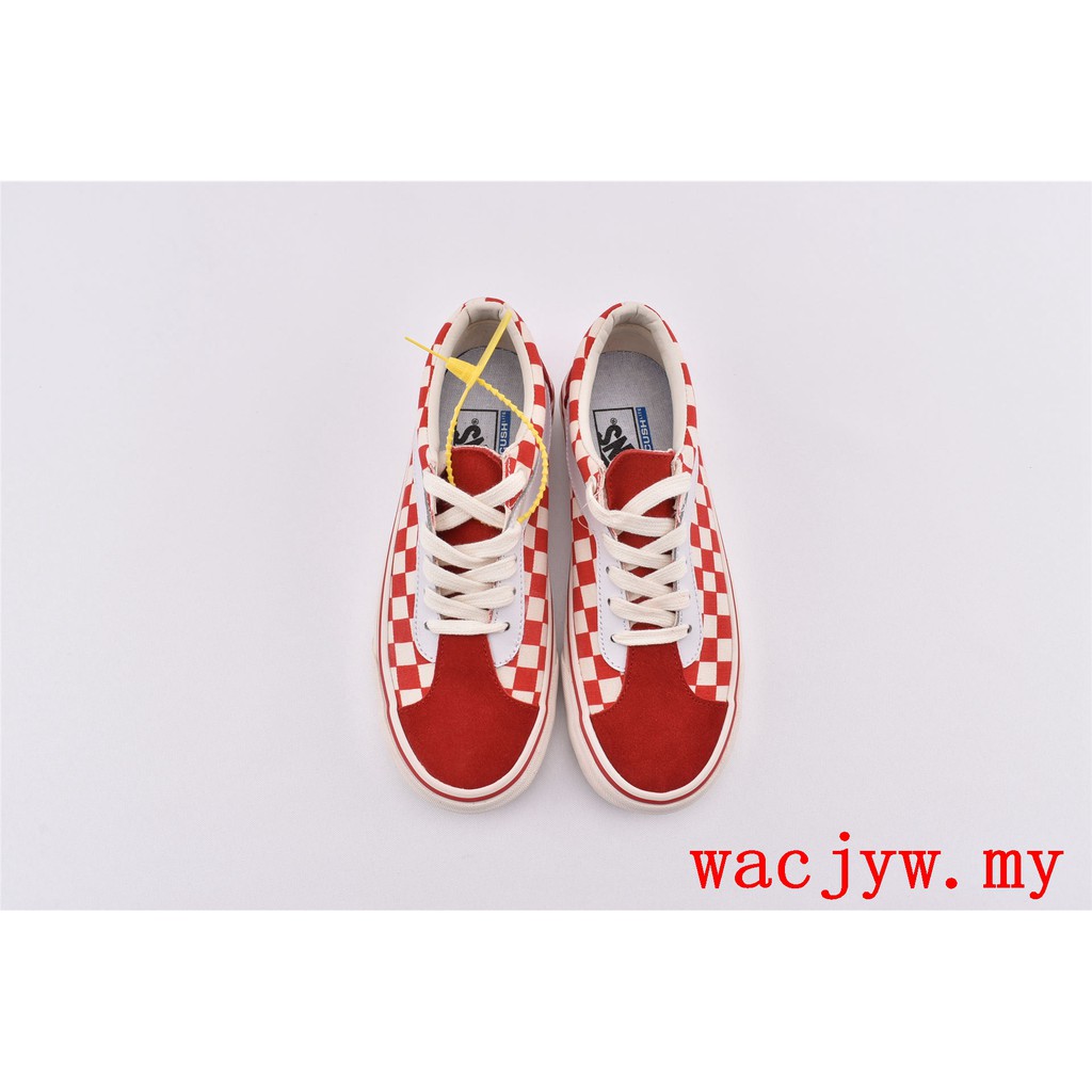 vans xadrez vermelho