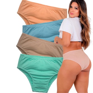kit 15 calcinha de algodão feminina calcinhas de senhora pós parto revenda