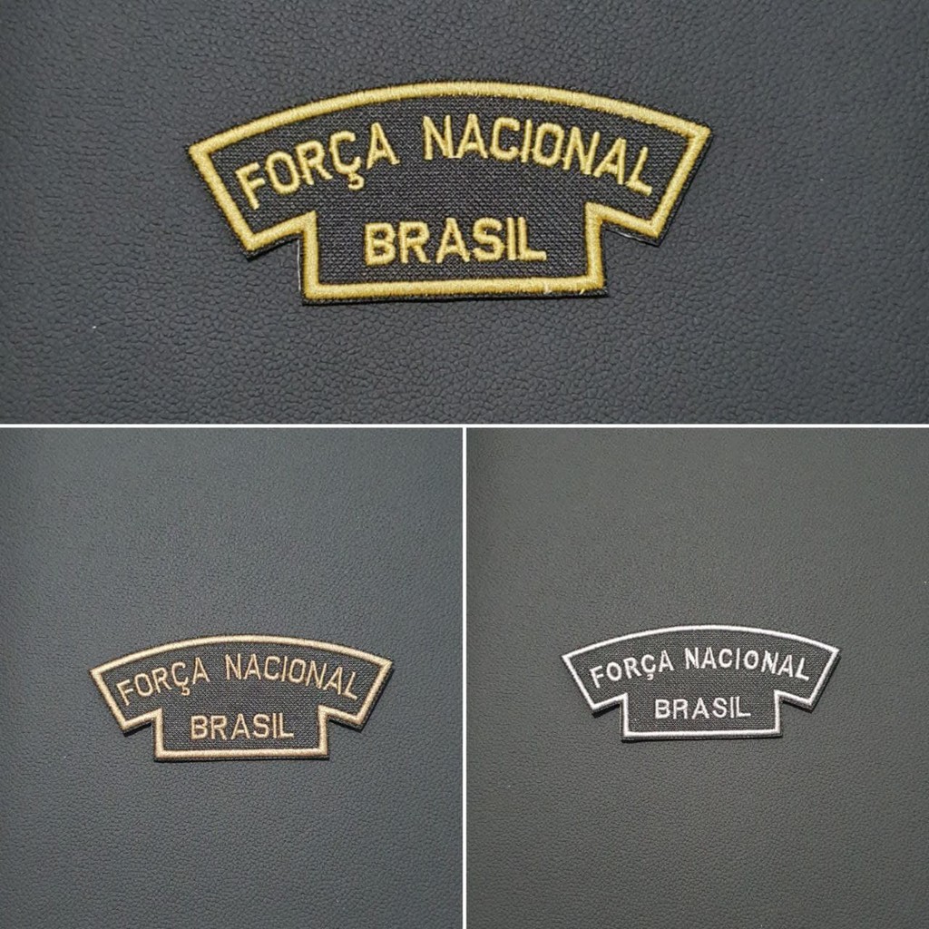 Patch Aplique Bordado Força Nacional Brasil