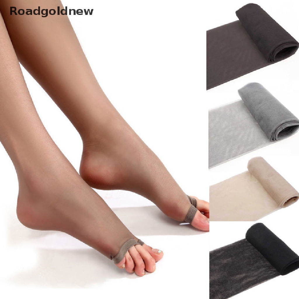 Meias-Calças Ultrafinas RGN Women Sheer Dedo Do Pé Aberto