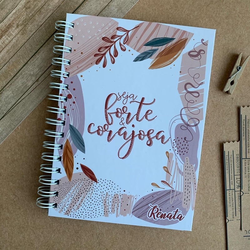 Caderno devocional seja forte e corajosa ? Estudar a Bíblia Cristã Mulher
