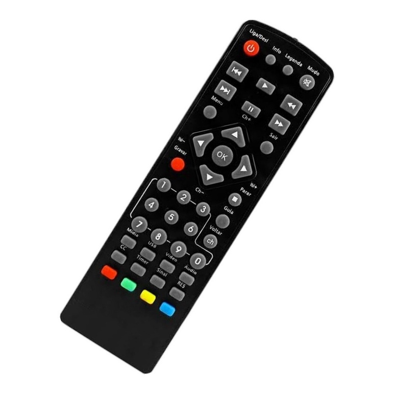 Controle Remoto para o Conversor Digital Intelbras Df00 | Shopee Brasil