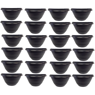 24 Vasos de Parede Meia Lua Mini 450 ml Para Jardim Vertical
