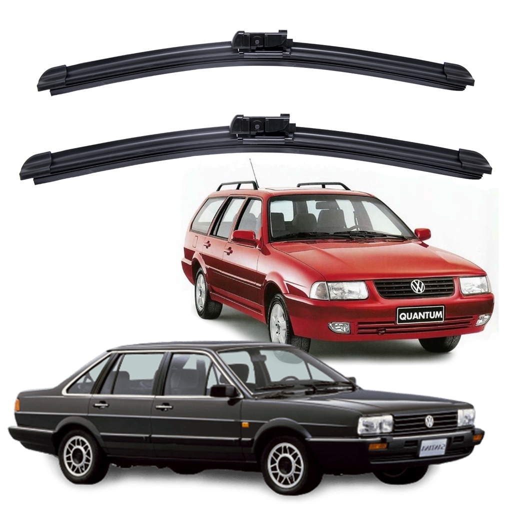 Par Palheta Limpador Para-brisa Volkswagen Quantum Santana CL 1984 A 1998 Kit em Oferta na Shopee