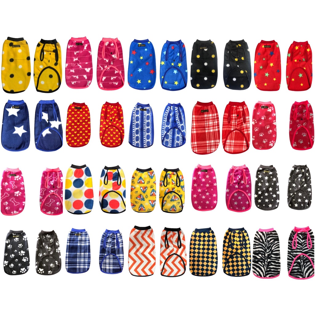 Kit atacado 10 roupinhas pet para cães e gatos revenda petshop soft inverno frio em Oferta na Shopee