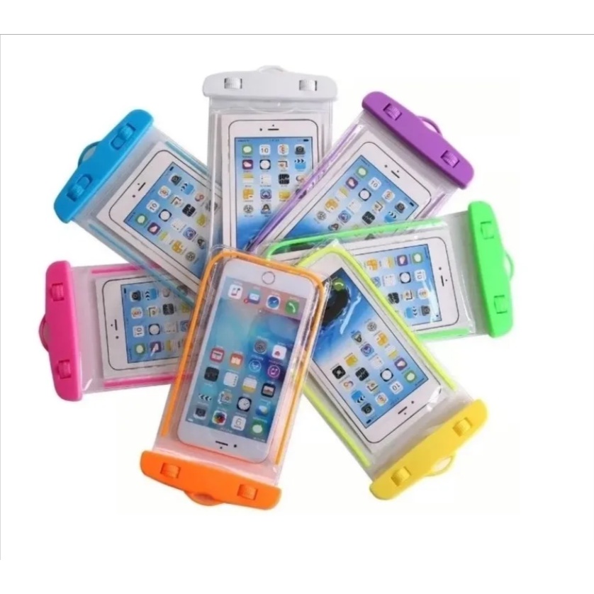 Capa Bag Bolsa Prova Dágua Cordão Pescoço P/ Celular