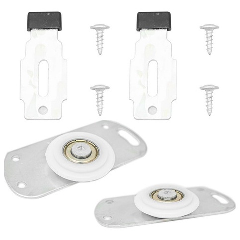 Roldana com guia para porta de correr de guarda roupa 1 porta