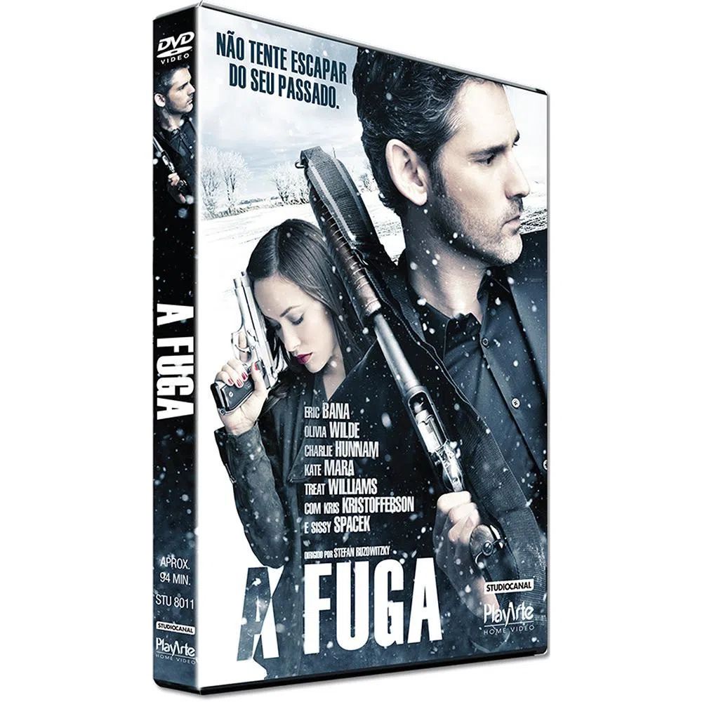 DVD A Fuga - Edição ORIGINAL - Eric Bana / Olivia Wilde - Ação / Crime / Suspense - Novo Lacrado