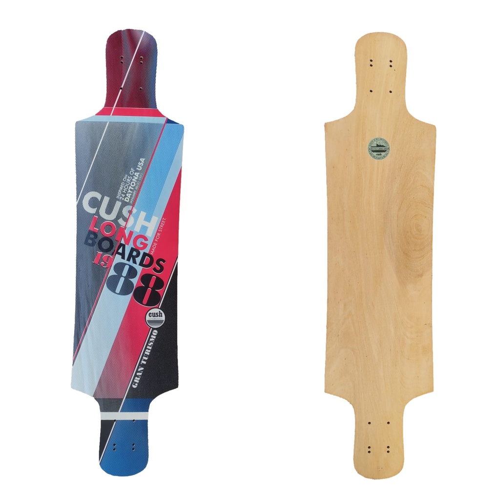Shape Cush Longboard Skate Marfim Sm24 97x24cm