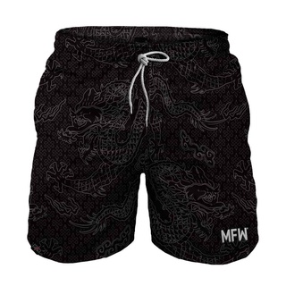 Short Dark Dragon Tactel Masculino com Bolsos