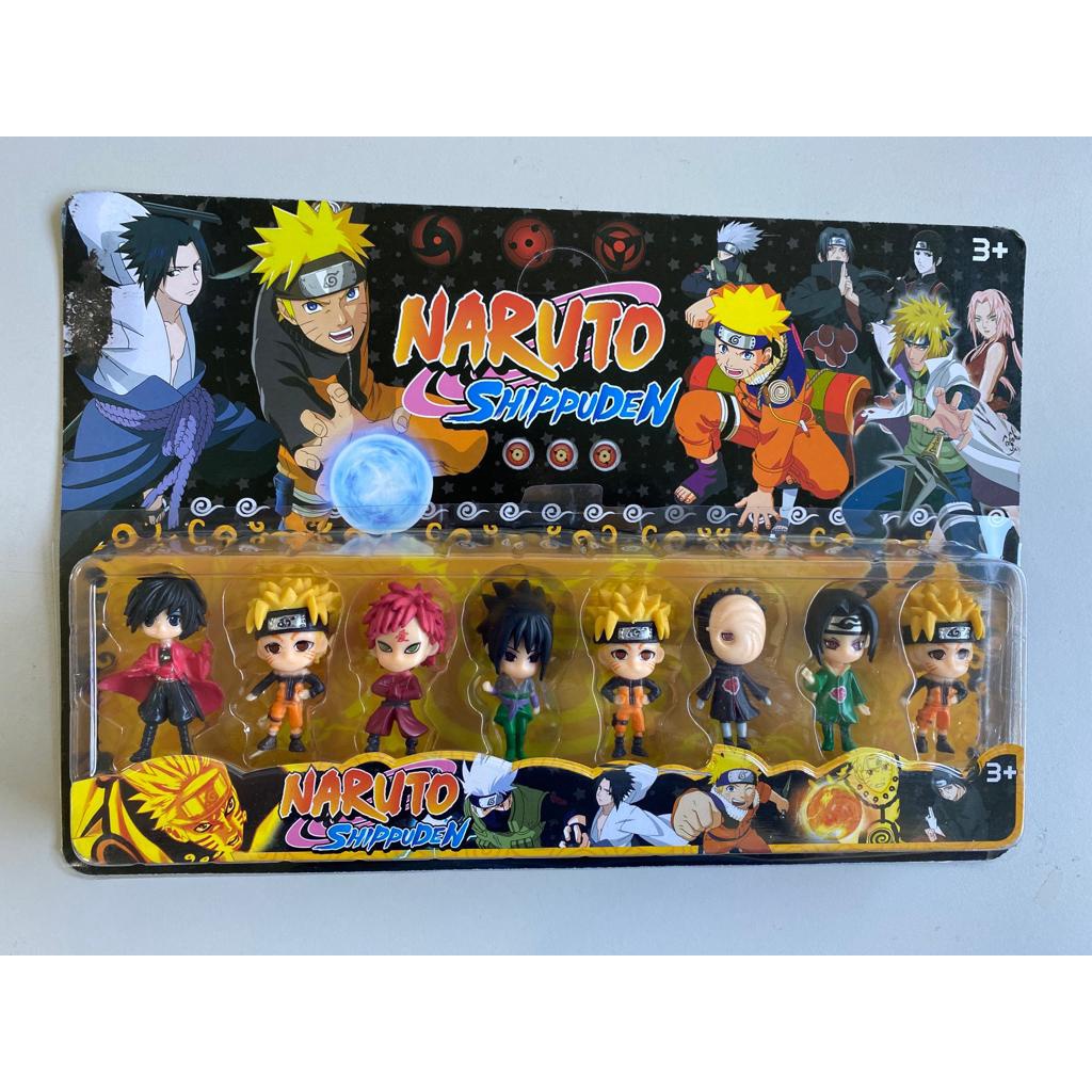 30 Adesivos Naruto Shippuden - Akatsuki 8cm