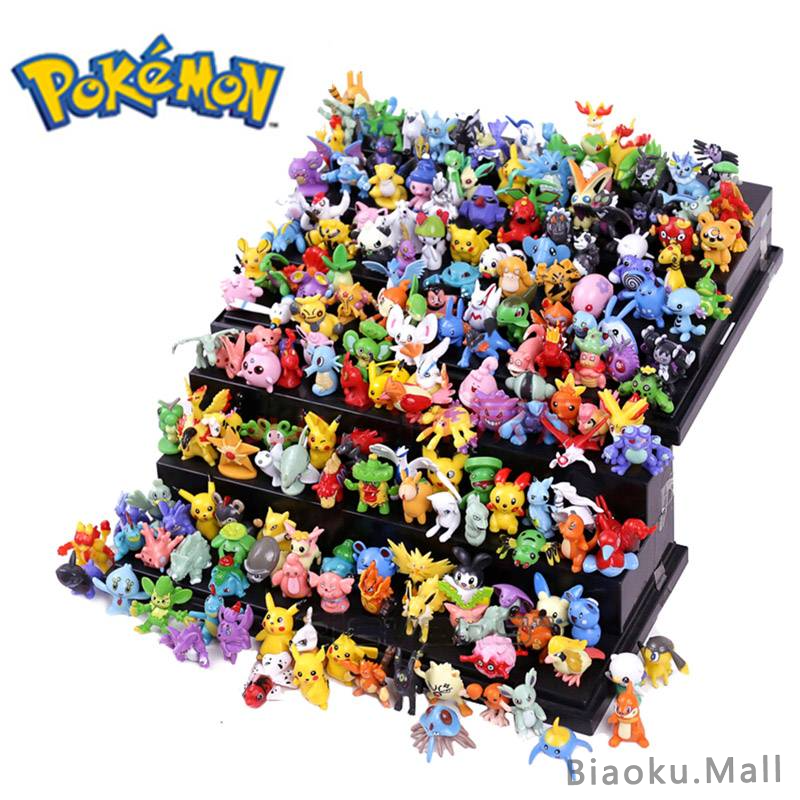 Conjunto De Brinquedos Do Pokemon, Figuras Modelo, 9 Estilos