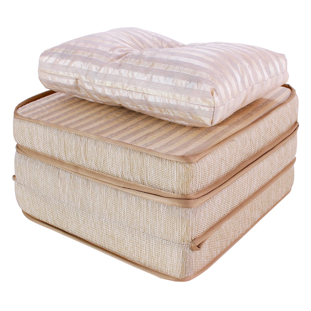 Puff Colchonete Dobrável / Sofá 3 em 1 + Travesseiro Solteiro BF Colchões em Oferta na Shopee