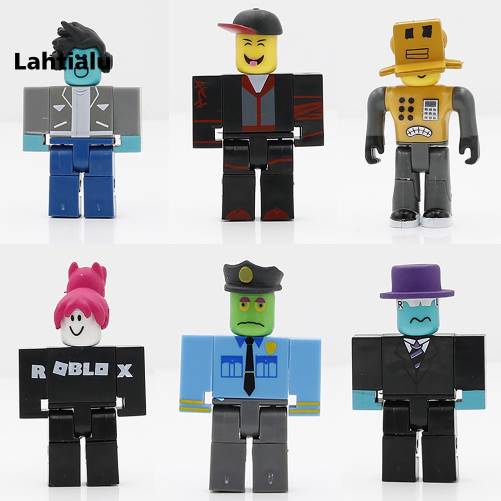 Lahtialu 24 Pcs Roblox Legends Champions Classico Noob Capitao Boneca Figura De Acao Toy Presente Shopee Brasil - boneco do roblox de papel