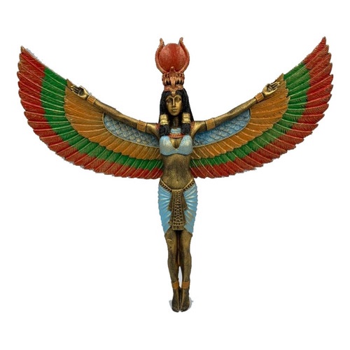 Estatua Estatueta Deusa Isis Egpcia Egito 28cm Resina Wicca
