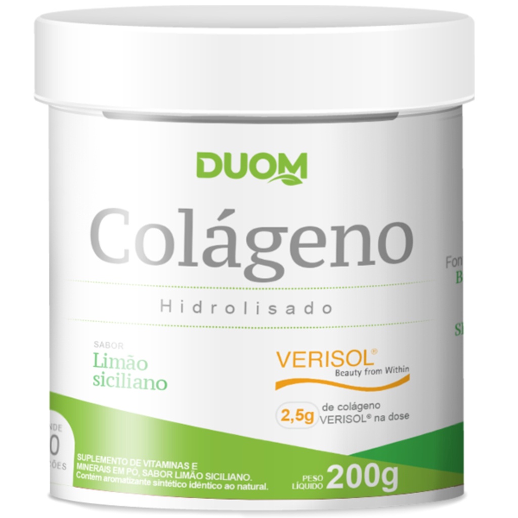 COLÁGENO HIDROLISADO VERISOL + VITAMINAS + MINERAIS LIMÃO SICILIANO 150G - MALTTA NUTRITION