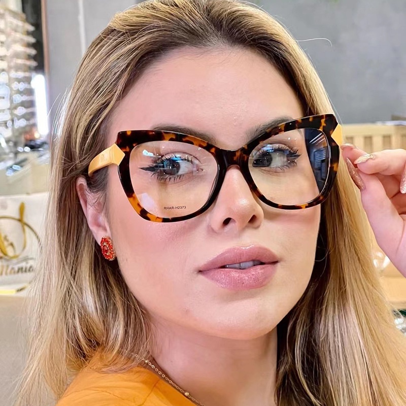 Novos Óculos Sexy De Gato Femininos Moda Anti-Luz Azul Para Senhoras Vintage Computador Óptico