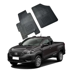 Jogo 2 Pecas Tapete Automotivo Especifico Fiat Strada Cab. Simples Borcol 2 Pc.