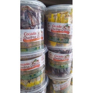 Doces pote Cocada Cremosa "Sabores Do Coco" Quebra Queixo 20 Unidades