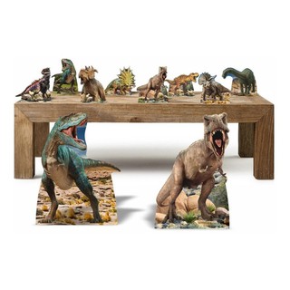 Kit 10 Displays Totens De Mesa E Chão Dinossauros Rex Mod(2)
