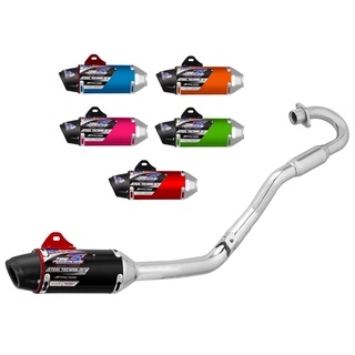 Escapamento Escape Esportivo Street Off Road Completo Powercore 3 Steel Technology Pro Tork CRF 230 2007 Até 2020