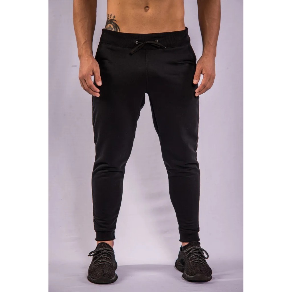 calça moletom barra justa