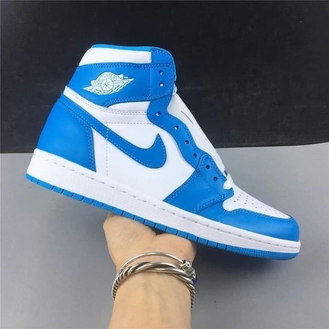 Tenis Air Jordan 1 Retro Mid Azul Bebe Shopee Brasil