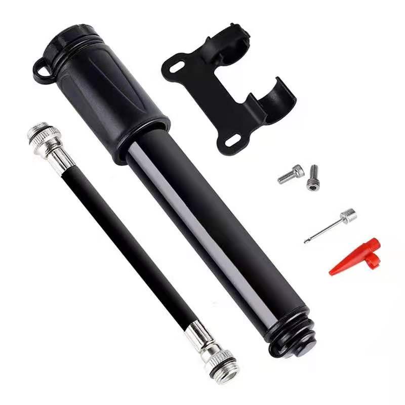 Mini Bomba Encher Pneu Para Bicicleta Válvula Presta Bico Fino E Grosso