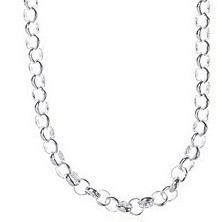 Cordão Elo Português 45cm 3mm Prata 925 em Oferta na Shopee