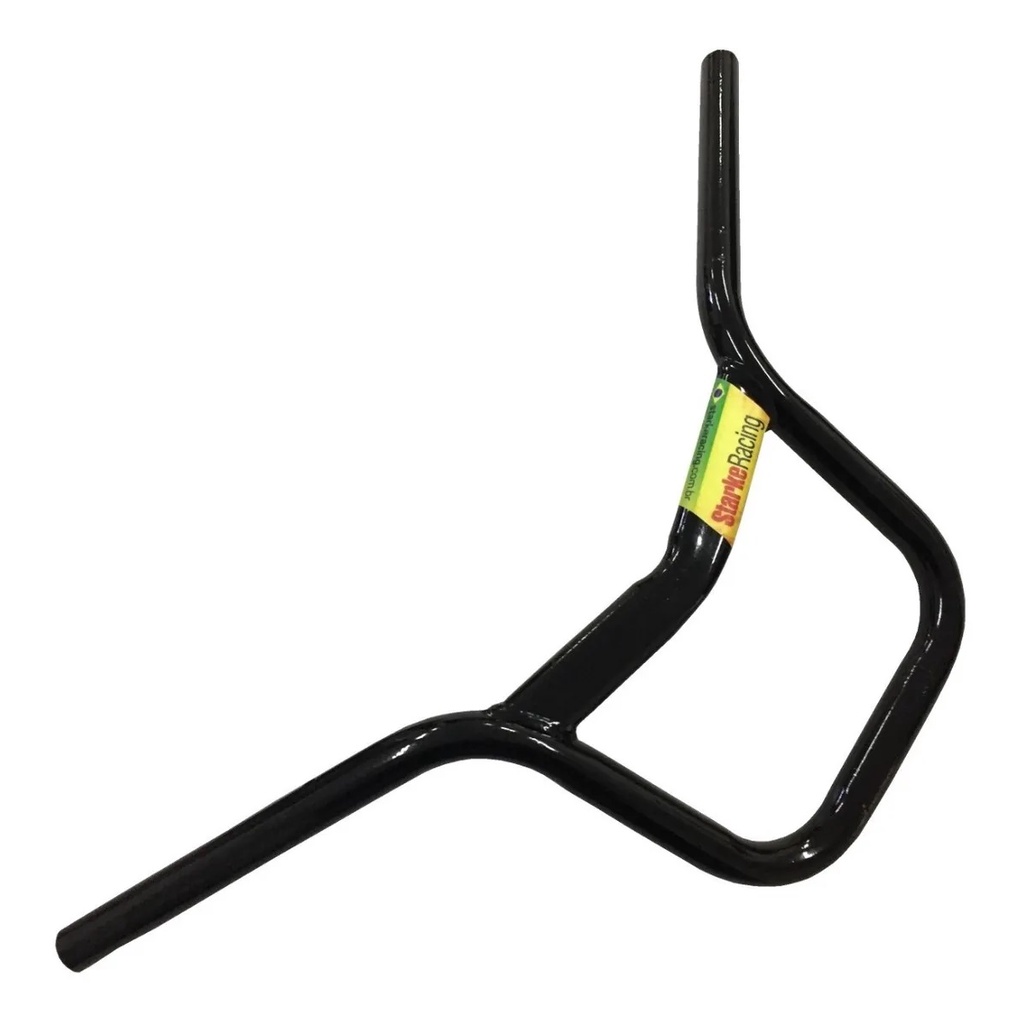 Guidão Motoboy Peixero Preto Barra V Reforçado - TITAN / FAN / YBR / FACTOR em Oferta na Shopee