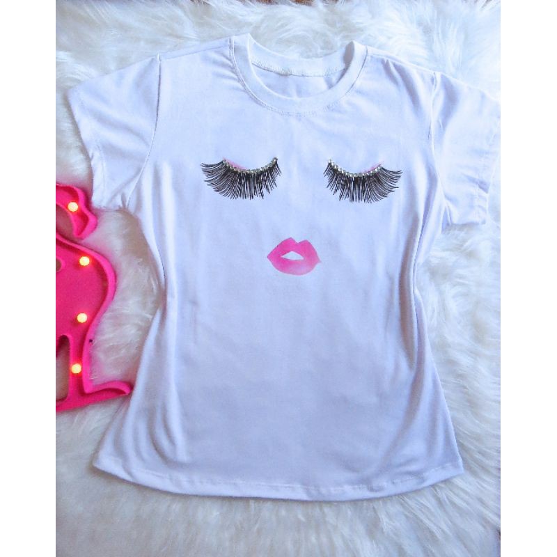 T-SHIRT CÍLIOS PEDRARIA