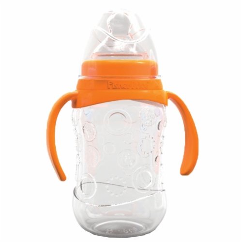 Mamadeira com alças com bico Odontológico 150 ML Laranja - Fisher-Price