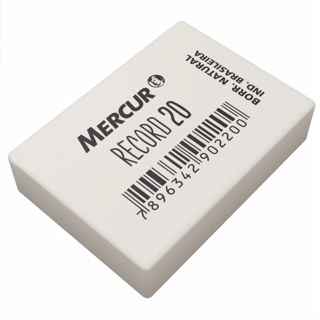 Borracha Branca Record 20 (Kit 2 3 e 4 Unidades) - Mercur em Oferta na Shopee