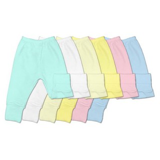 Calça / Culote / Mijão Bebê Vira Pé - 100% Algodão - P M G Menina, Menino, Neutro