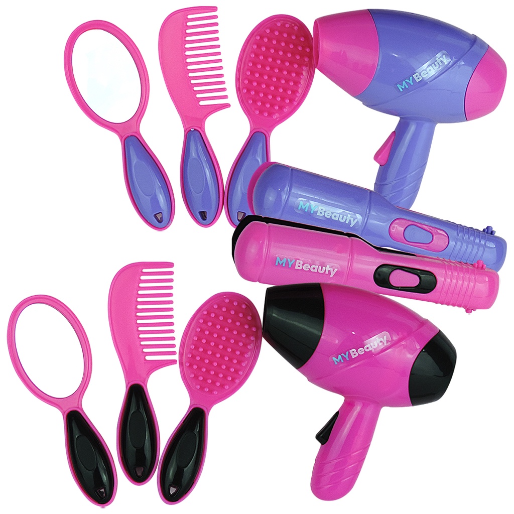 kit-brinquedos-com-secador-chapinha-e-pente-my-beauty-collection