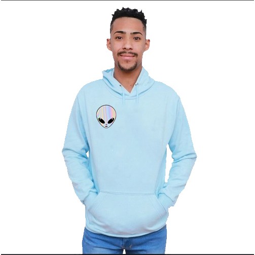 Blusa Canguru Unissex Alien Et ovnis Moleton casaco de Frio UFO Vida extraterrestre